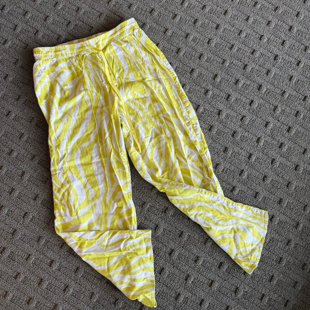 *2 for $5* GUC Anthro PJ pants in Citron Zebra - Picture 2 of 6